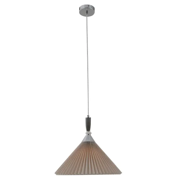 1-cahaya keramik kerucut linen cone liontin lampu gantung
