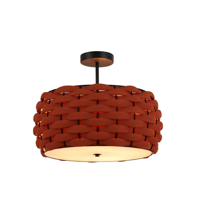 Bagaimana Lampu Langit-langit Flush Mount Tenunan Tangan Mempercantik Rumah Anda?