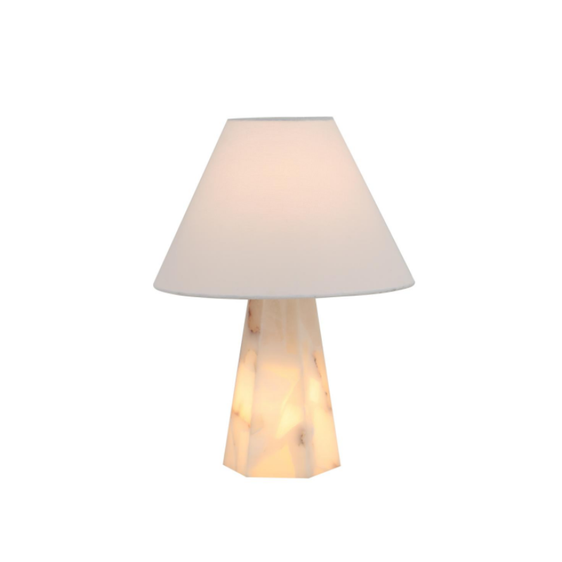 Lampu meja pualam