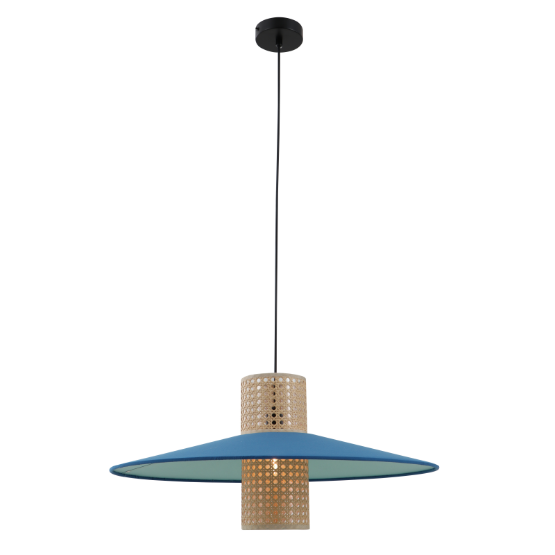 Lampu liontin tenunan berbentuk topi