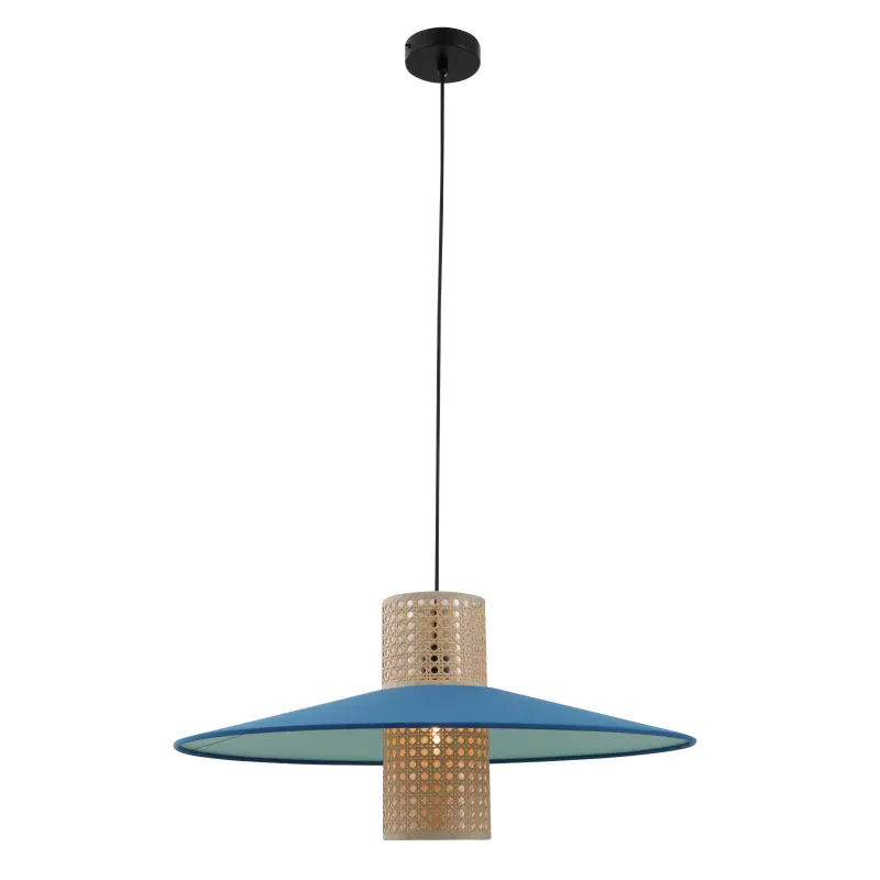 Lampu liontin tenunan berbentuk topi