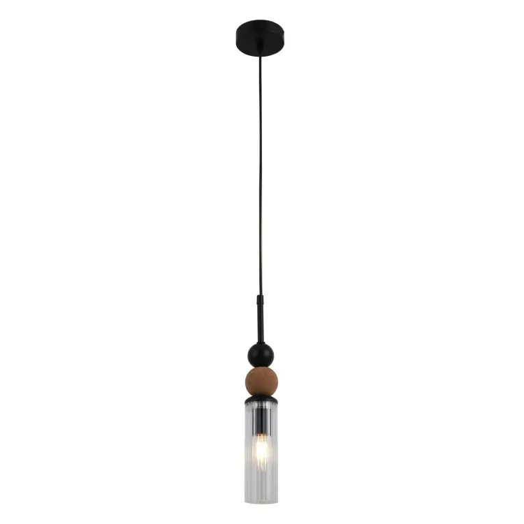 Lampu Gantung Bola Kayu Minimalis