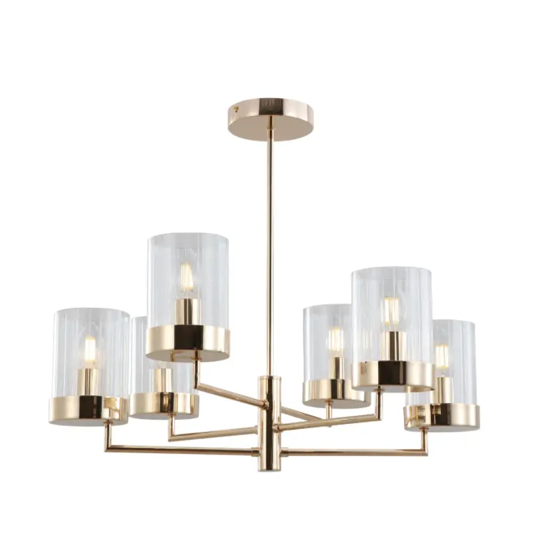 Lampu gantung modern kaca gelas gores