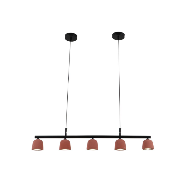 Liontin semen minimalis merah vulcan