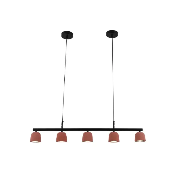 Liontin semen minimalis merah vulcan